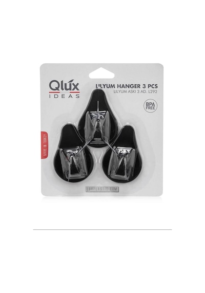 Blok 3'lü Askı Royaleks-l787 Siyah