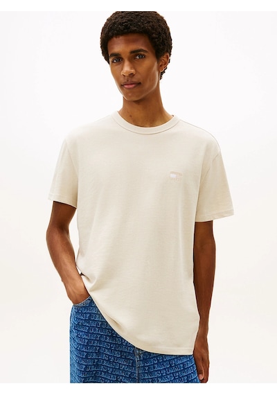 Tommy Hilfiger Tjm Normal Kesim Armalı Erkek Beyaz T-shirt Dm0dm22667ybh Beyaz