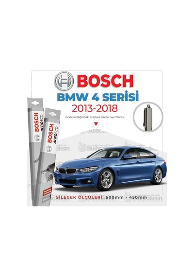 Bmw 4 F32/F33/F36 Muz Silecek Takımı 2013-2018 Bosch Aeroeco