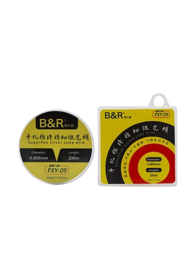 B&R FXY-09 0.009mm Süper İnce Gümüş Atlama Teli