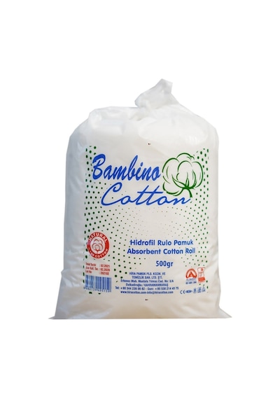 Bambino Cotton Hidrofil Rulo Pamuk 2 x 500 G