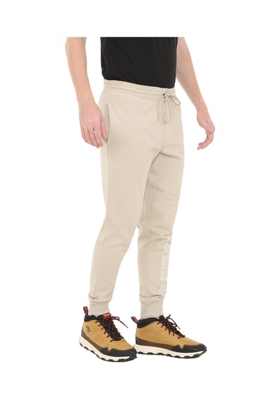 B0a2bvfcy21-r Timberland Linear Logo Sweatpant Bb Regular Erkek Eşofman Altı Krem