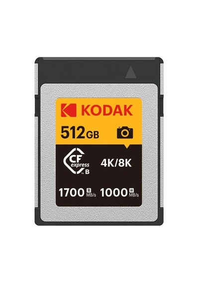 Kodak 512gb Cf Express Type B 2.0 Hafıza Kartı 1700mb/s - 1000mb/s