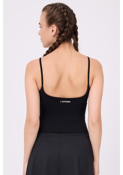 Intense Extrafıt Atletik Spor & Aktif Yaşam Atlet Tank Top -2822 Koyu Siyah
