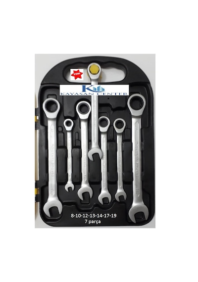 Ruinug Tools 7 Parça Cırcır Anahtar Takımı Seti N11.12038