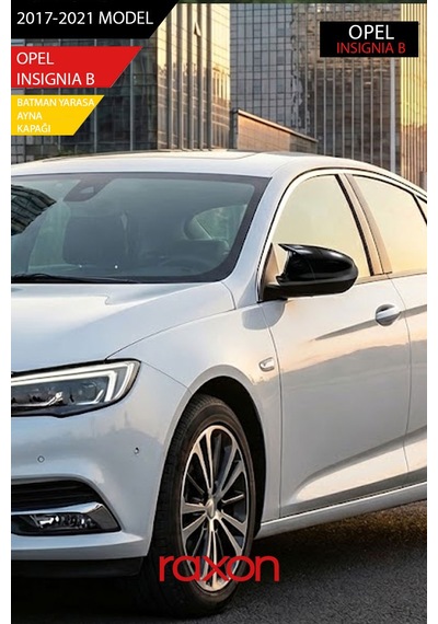 Opel Insıgnıa B 2017-2021 Batman & Yarasa Ayna Kapağı Parlak Piano Black Sport