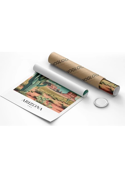 Çerçevesiz Poster Arizona Çölün Simgesi