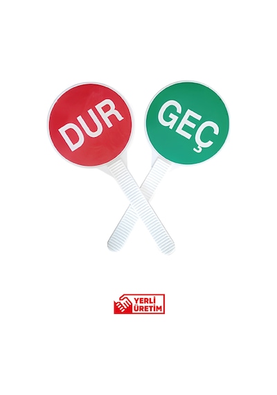 Ge 6050 El Tipi Dur Geç Levhası Plastik Gövde, Çift Taraflı Ve Dayanıklı İş Güvenliği Tabelası