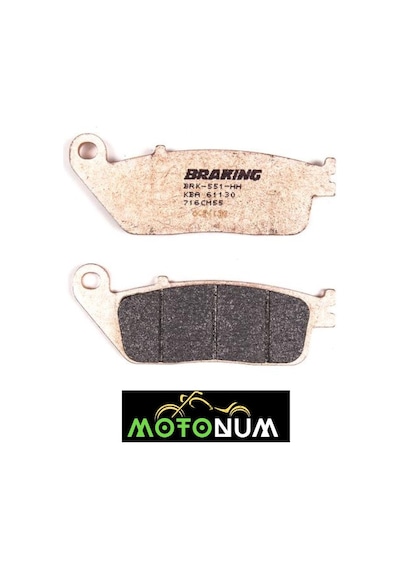 Honda Cbr 500 Sinterli Ön Fren Balata Braking M0094