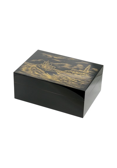 Gentili Emilio Siyah Lake Humidor 373032