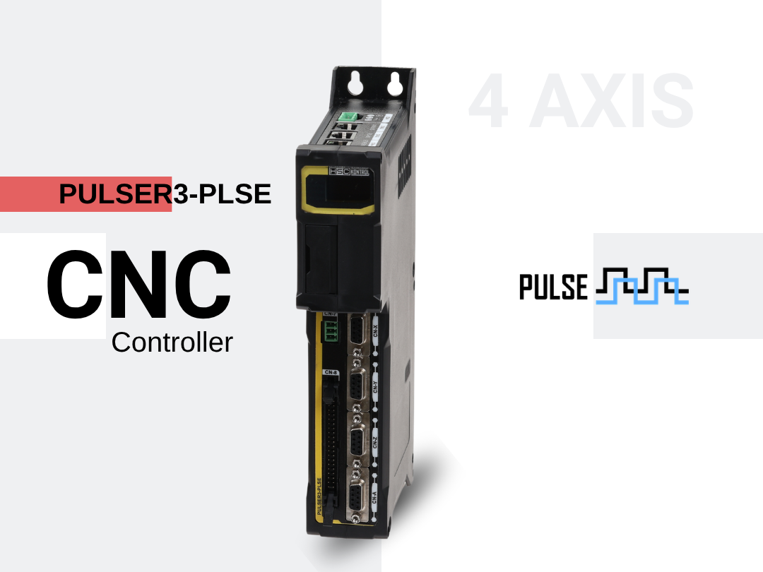 Pulser3-plse 4 Eksen Line Driver Cnc Kontrol Ünitesi