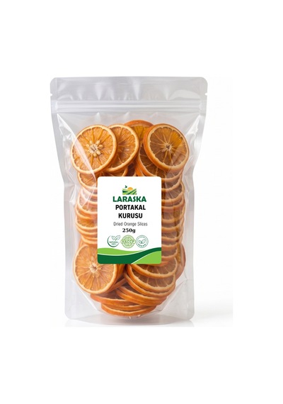 Kurutulmuş Portakal Dilimi 250g - Dried Orange Slices 250 G