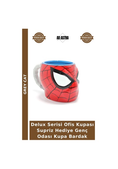 Delux Serisi Ofis Kupası Supriz Hediye Genç Odası Kupa Bardak Çok Renkli