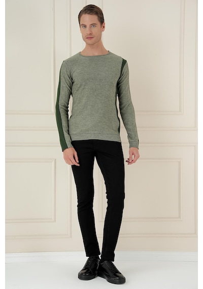 Efor Tr 871 Slim Fit Haki Klasik Triko Haki