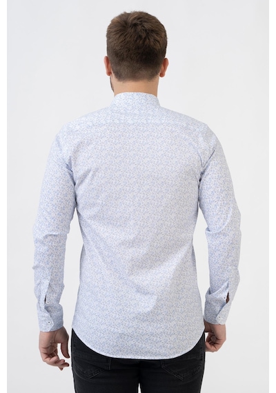 White Stone Oviedo G2308 Regular Fit Pamuklu Likralı Gömlek Desenli M Çok Renkli