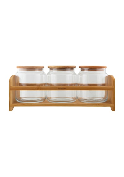 Bambum Bench Plus 4 Parça Standlı Baharat Takımı 1080 Ml Çok Renkli