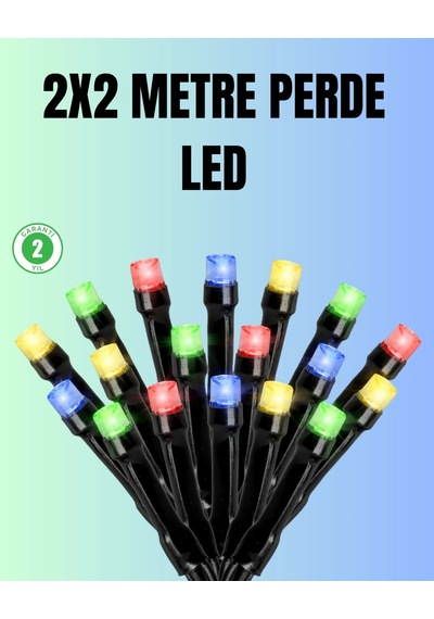 Led Aydınlatmalar Su Geçirmez Pil Çalışan Led Perde Işık İç Ve Dış Mekan Çok Renkli