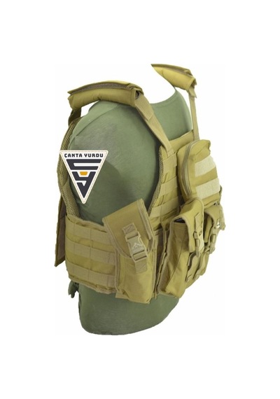 Nature Ak47 Cordura Askeri Taktik Yelek Bej