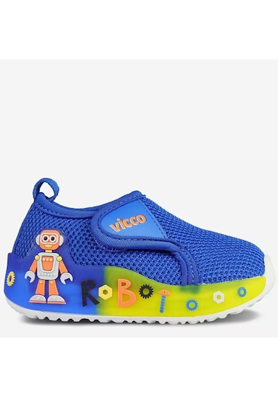 Vicco Jeli İlk Adım Bebek Ortopedik Işıklı Çocuk Spor Ayakkabı Mavi