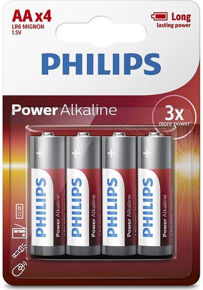 Philips LR6P4B/97 AA Alkalin Kalem Pil 4'lü