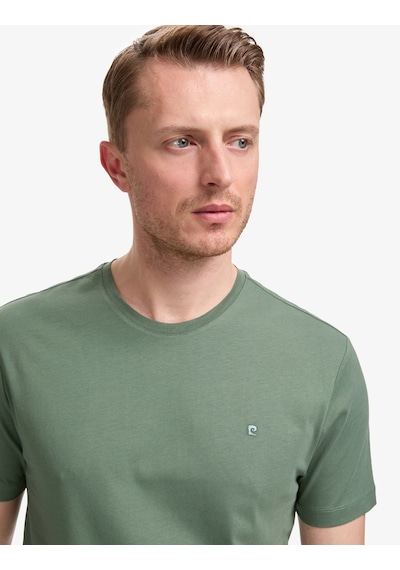 Pierre Cardin Erkek Haki Tişört Basic 50325299-vr027