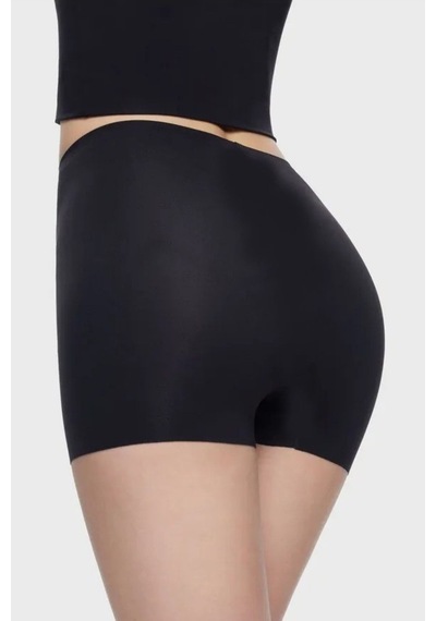 Carigna Model Dikişsiz Lazer Kesim Külot Boxer Esnek Iz Yapmayan Model Siyah Renk Siyah