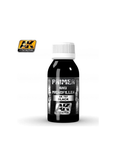 100 Ml. Mikrofiller Ve Siyah Astar Profesyonel Maket Boyası, Ak Interactive 757 Standart