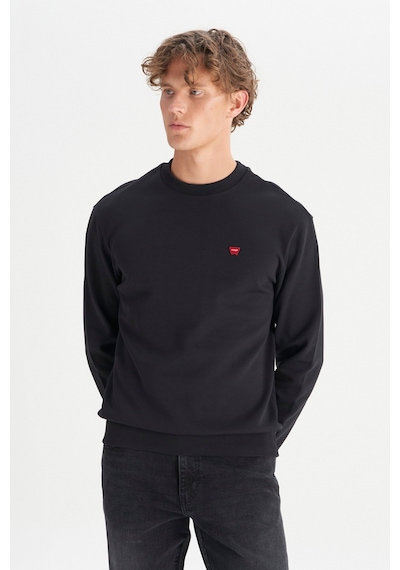 Wrangler Pamuklu Regular Fit Bisiklet Yaka Sweat Erkek Sweat Gw2520255 001 Siyah