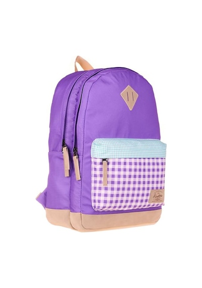 Kaukko Wichlight Sırt Çantası Plaid Lila K1646