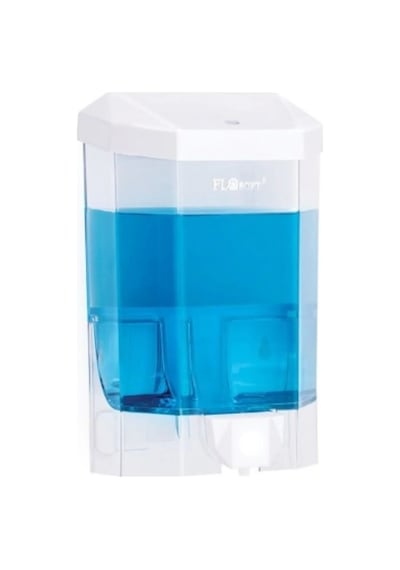 Plastik Büyük Şeffaf Sıvı Sabunluk 1000 Ml. Royaleks-f086 Çok Renkli