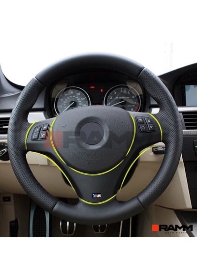 Bmw E90 Direksiyon Simidi Kaplama - Parlak Karbon