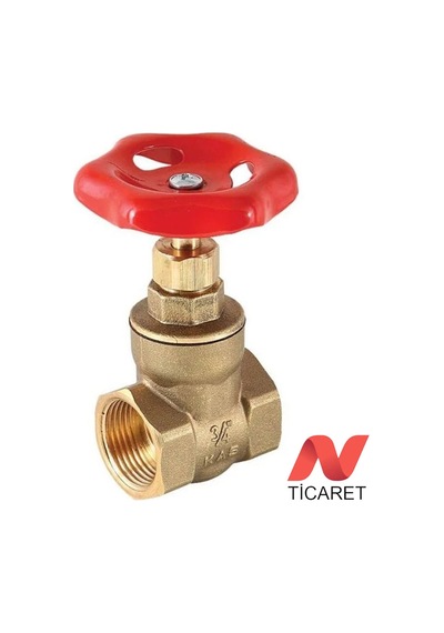 KAS 3/4" Şiber Vana Bronz
