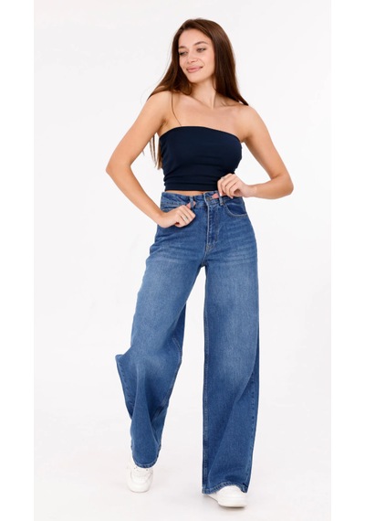 Eseclass Baggy Jean Pantolon Mavi
