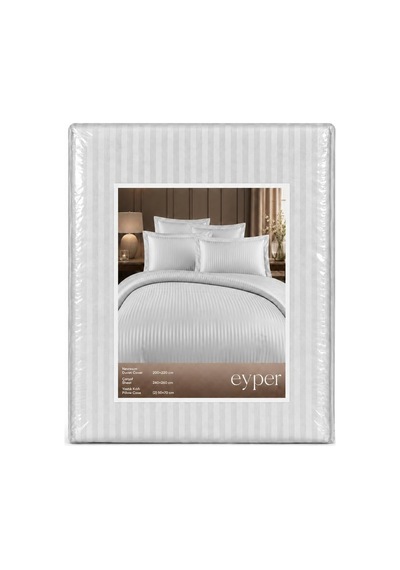 Çizgili Saten Nevresim Takımı, Çift Kişilik 4 Parça Pamuklu Saten, Yumuşak Ve Serin Nevresim 200x220, Çarşa Diğer 27298503