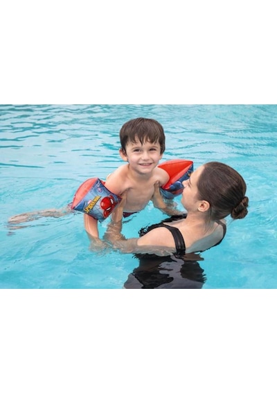 Bestway Spiderman Figürlü Şişme Kolluk 23*15cm Çok Renkli