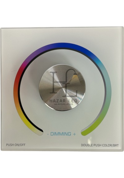 5-24 Volt Rgb Anahtarlı Duvar Tipi Gömme Led Kontrol Cihazı Display Göstergeli Panel Tipi
