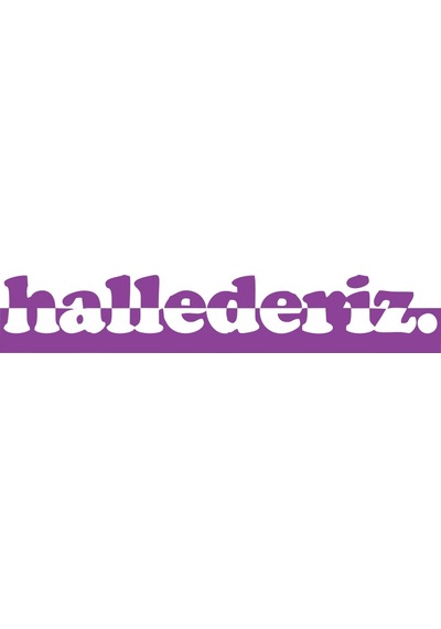 Hallederiz. Araba Sticker 17x17 Cm Mor