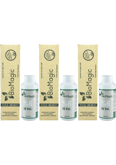Biomagic Organik Amonyaksız Saç Boyası Çikolata Karamel - 66.78+Oks (444213774)