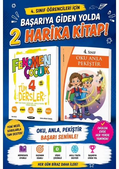 4.sınıf Tüm Dersler Yeni Nesil Soru Bankası -oku Anla Pekiştir