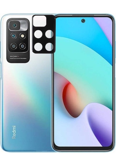 Xiaomi Redmi Note 11 4G 3D Kamera Koruyucu Cam Siyah