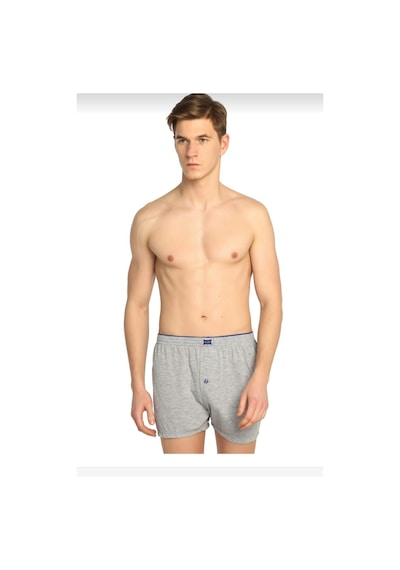 Tutku 0117 Erkek Penye Düz Boxer 12 Adet 001
