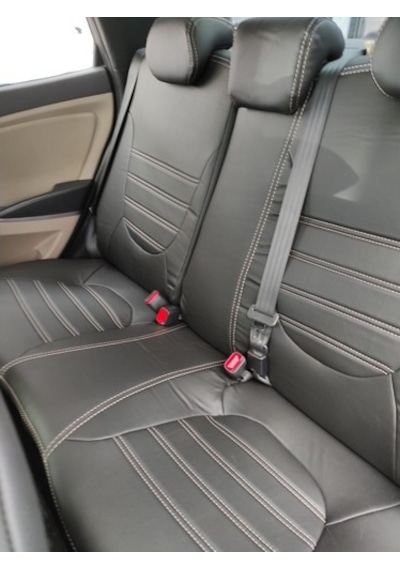 Hyundai Accent Blue Araca Özel Deri Oto Koltuk Kılıfı (496210855)