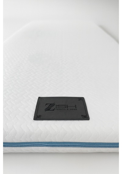 Visco Süngerli Ice Sleep Yıkanabilir Kılıflı Tek Kişilik Visco Yatak Pedi & Şiltesi Topper 5 Cm BEYAZ