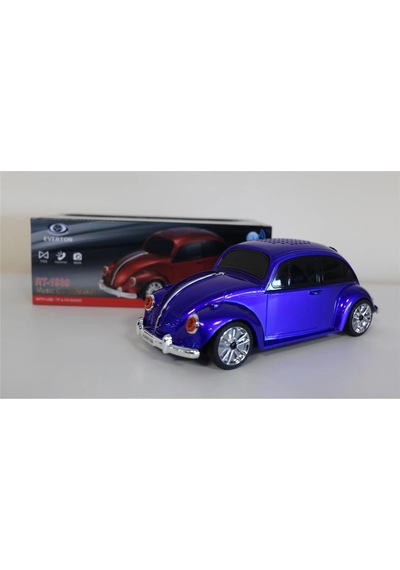 Everton Rt-1939 Lacivert Arabalı Bluetooth Fm-usb-tf-aux Şarjlı Nostaljik Radyo Kdo
