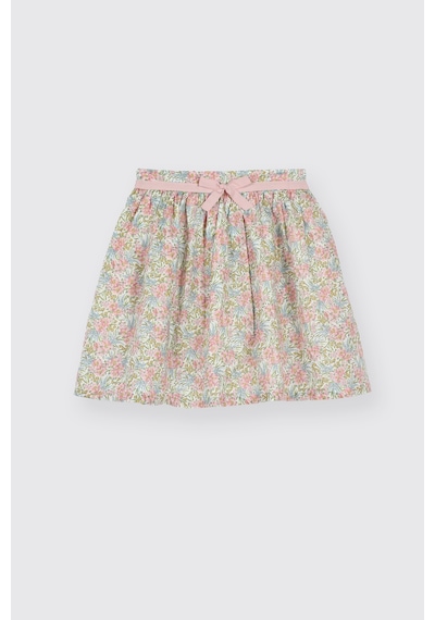 Panço Liberty Kumaş Çiçek Desenli Kız Çocuk Etek 5611gk13001 Pembe