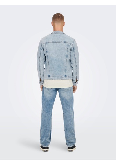 Only & Sons Erkek Kot Ceket Onscoın L. Blue 4334 Jacket 22024334 001