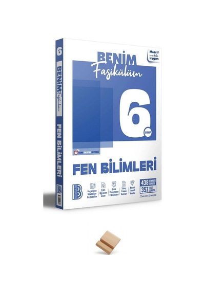 Benim Hocam 6. Sınıf Fen Bilimleri Benim Fasikülüm + Telefon Standı