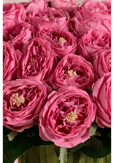 Pembe Yapay Lüx Şakayık Tek Dal Premium Canlı Islak Gerçek Dokulu 45 Cm