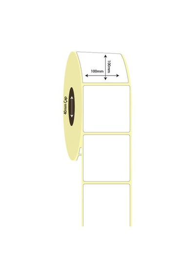 Zuidid 100mm X 100mm Termal Etiket - 500'lük Sarım