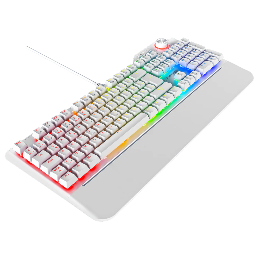 Rampage Hydra R6 Full Color Rgb Led Red Switch Multimedya Mekanik Q Klavye